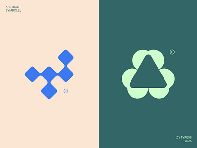 Abstro 9 abstract arrow branding connection dots dynamic geometry green logo loop negative network organization symbol tech triangular utilitarian