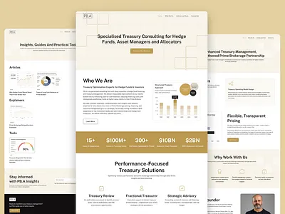 PB.Advisor website – Strategic Treasury Solutions figma finance website financial advisory investment solutions prime brokerage strategic consulting treasury consulting uiux web design web development website