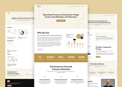 PB.Advisor website – Strategic Treasury Solutions figma finance website financial advisory investment solutions prime brokerage strategic consulting treasury consulting uiux web design web development website