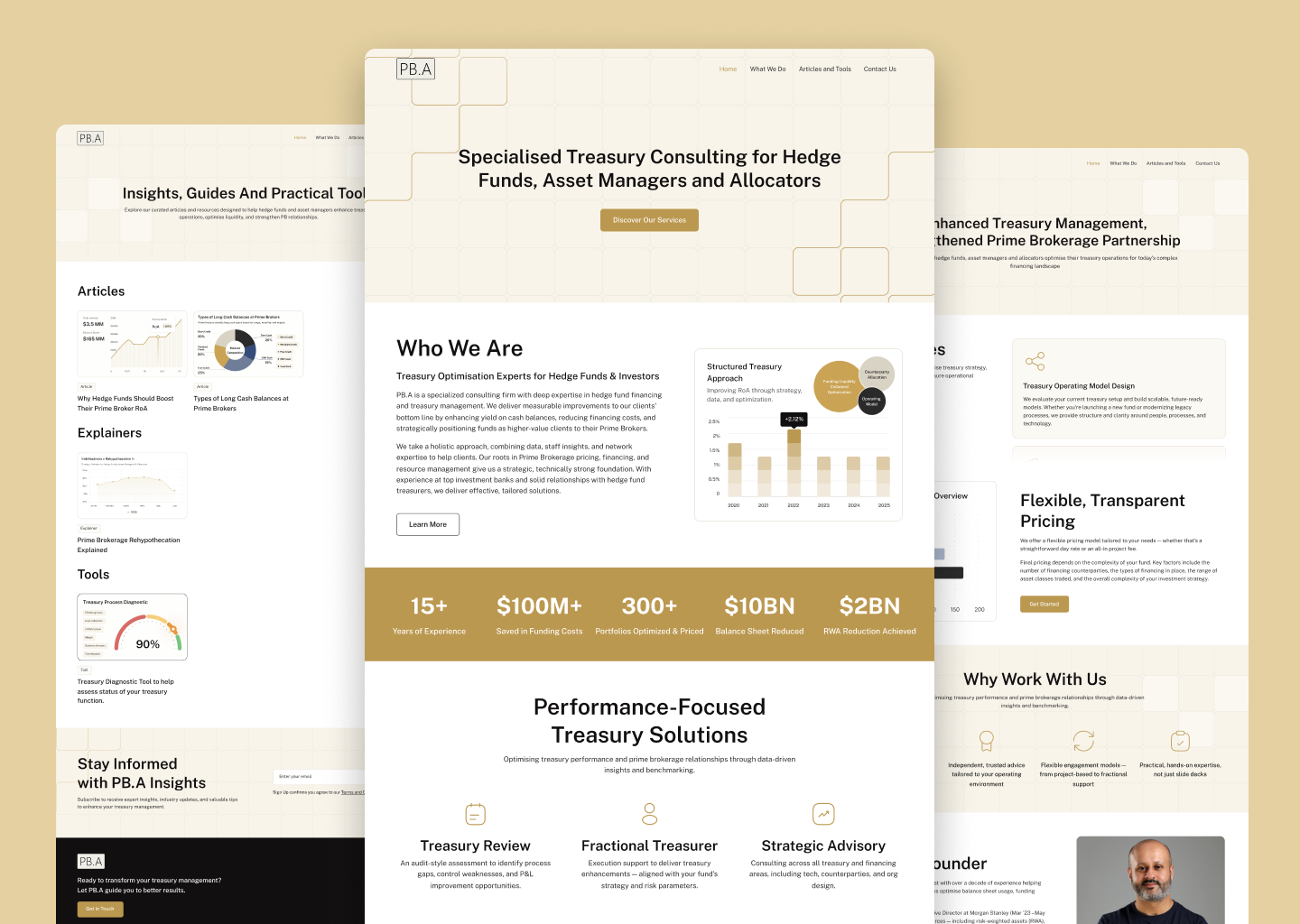 Example of Custom Webflow Website