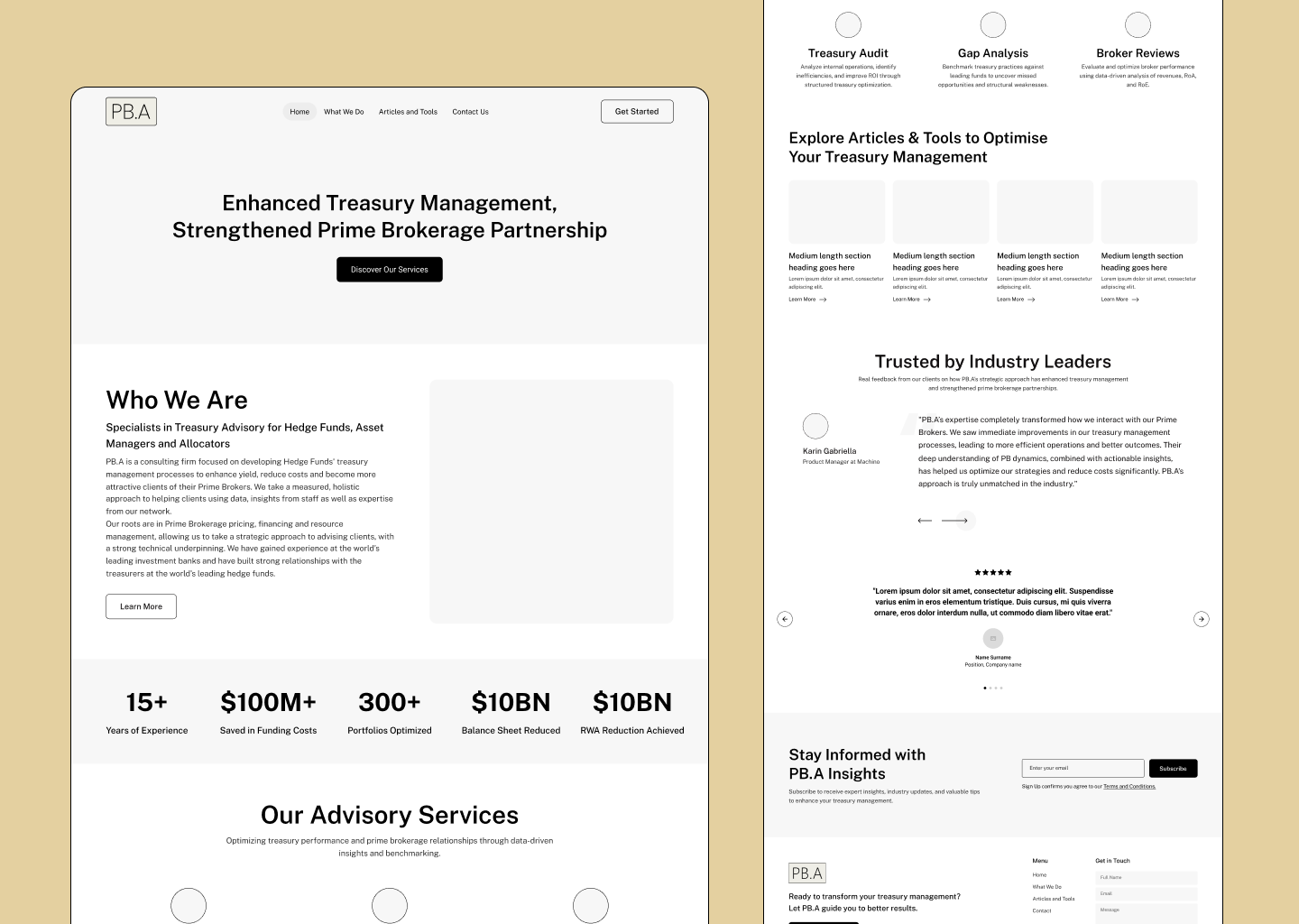 Example of Custom Webflow Website