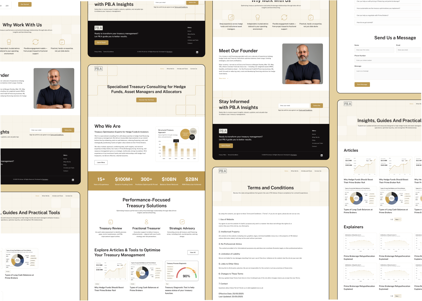 Example of Custom Webflow Website