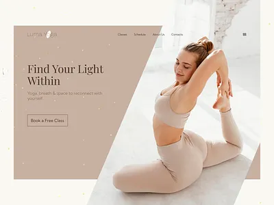 Yoga studio Concept