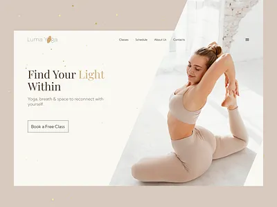Yoga studio Concept