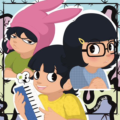 Fanart Time - Bobs Burgers character art fanart illustration