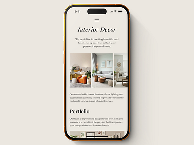 Interior Decor UI app decor design figma interaction design interior mobile mobiledesign modern modern design ui ui design uidesign uiux user interface ux webapp