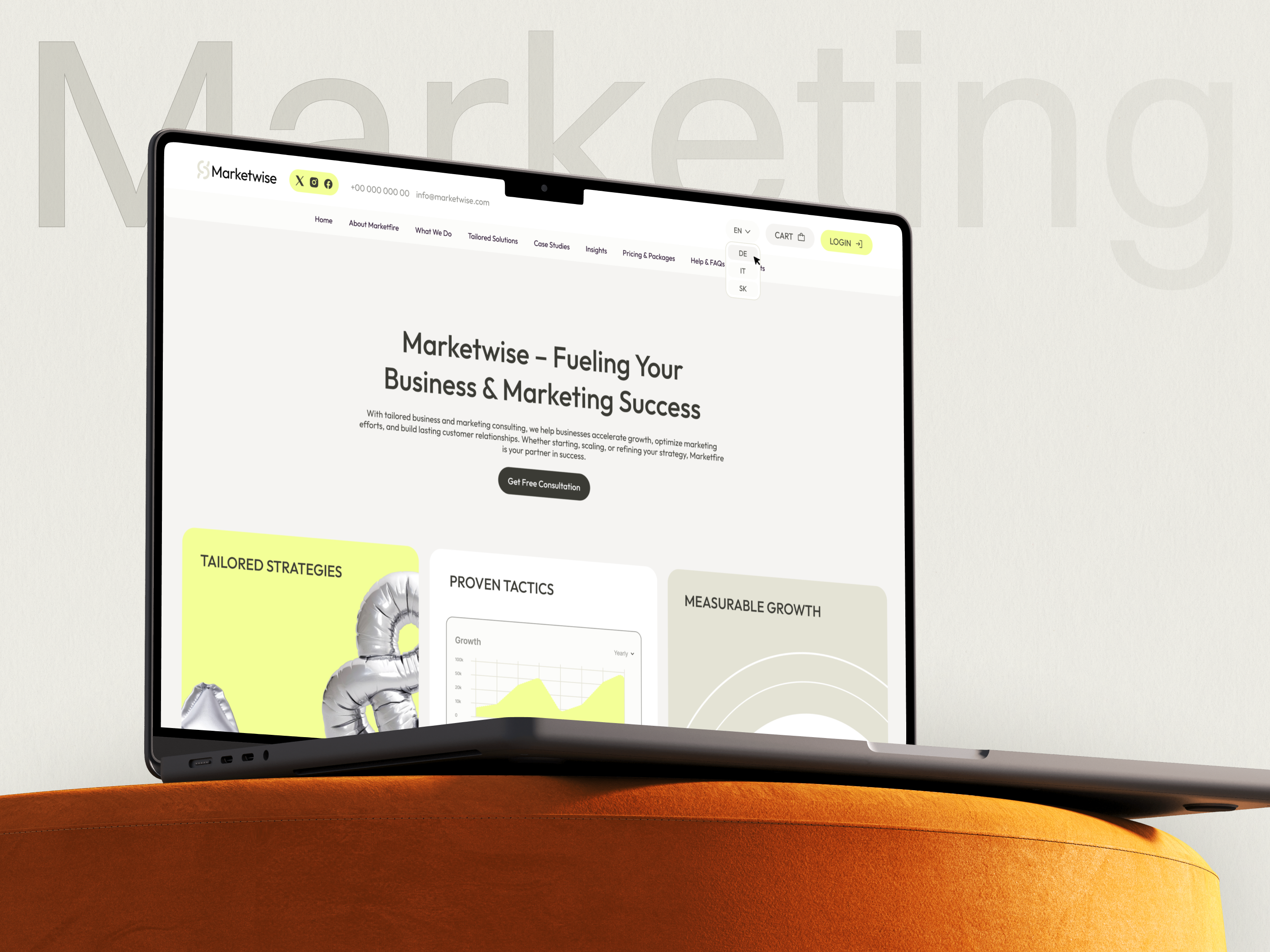 Growth Marketing Agency Website | SEO-Optimized | SMM | PPC adobe illustrator adobe photoshop agency animation branding design figma graphic design landing page logo marketing ppc seo smm ui ui design uiux design ux design web design website