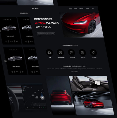 UI Design TESLA ui