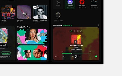 Spotify UX/UI Redesign app design redesign saas software spotify ui user experience user interface ux