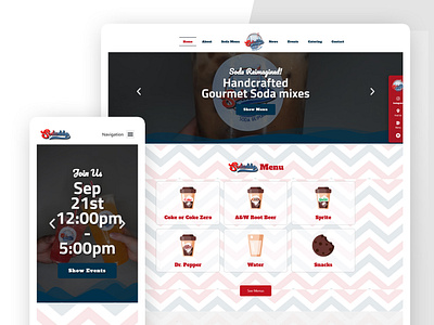 SoDaddy banner poster soda ui ux website