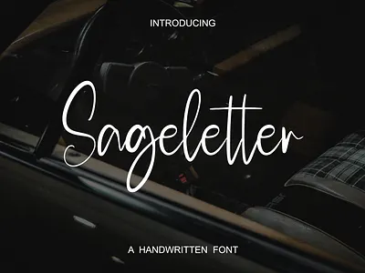 Sageletter branding design font graphic design illustration logo sageletter script ui vector