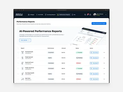Table action ai badge banner button chip clean ui cta dashboard data table figma labels navigation product design profile saas status table ui ux