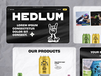Hedlum - Website Redesign 3d animation app branding design graphic design illustration logo motion graphics typography ui ux vector