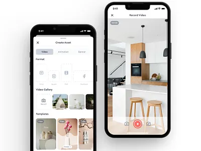 📱 Easy-to-use content creation app app content mobile app product design record ui uidesign ux uxdesign video