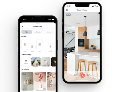 📱 Easy-to-use content creation app app content mobile app product design record ui uidesign ux uxdesign video