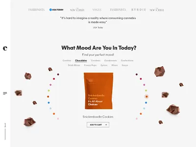 cannabis website e-commerce cannabis e commerce products store ui ux