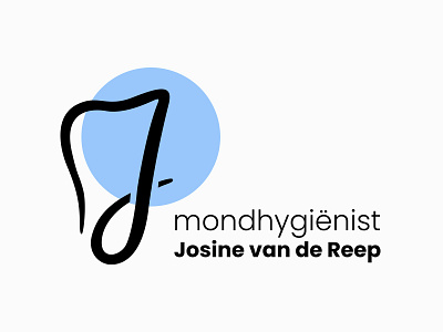 Josine van de Reep brand branding dental dental hygienist design graphic design identity logo