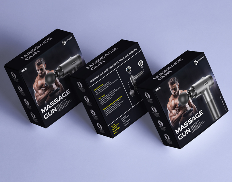 Massage Gun Box Design box box design box massage massage massage box massage gun massage gun box massage gun box design packaging design product packaging design