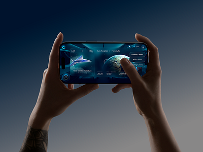 Game Interface aviation design game hmi interactive interface ios travel ui