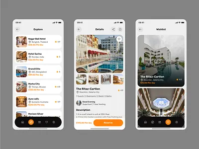 Hotel Booking Mobile App Design app appdesign appui booking bookingapp bookingdesign bookinghotel bookingui hotel hotel app design hotelapp hotelbooking mobile mobiledesign mobileui productdesign travelapp travelmobile