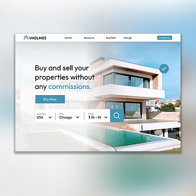 Hero Section graphic design uiux