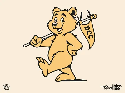 Day Camp Creative Mascot! bear character design design graphics illustration msacot design mscot t shirt design tee design vector vector design