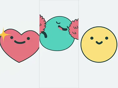 friends // vector animations set animation design graphic design illustration