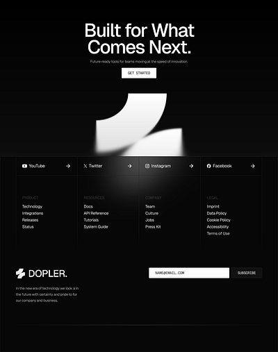 Footer Design branding design figma footer framer graphic design illustration section ui uiux ux web webdesign