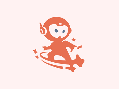 Super Star Rider astronaut branding character design gaming graphic design logo mascot minimal space stars vector