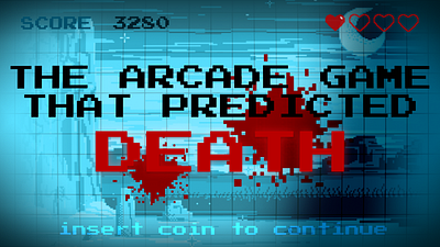 Dark Gaming Lore YouTube Thumbnail creepypasta cursed arcade dark documentary dark gaming lore game gaming graphic design horror thumbnail internet mystery lost media nexpo polybius inspired retro retro horror thumbnail wendigoon youtube youtube mystery youtube thumbnail