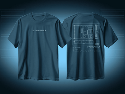 T-shirt Design for Infra MeetUp branding graphic design logo merch