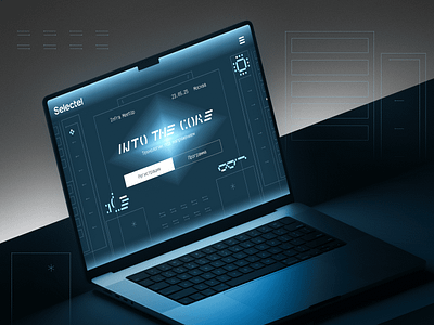 Landing page for Infra MeetUp branding design graphic design ui vector