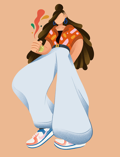 Exaggeration and movement illustration moderncartoonstyle potrait procreateart sports illustration sportsillustration stylizedcharacters