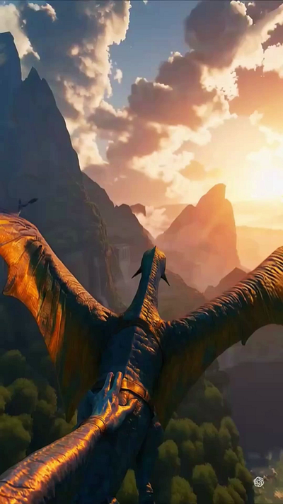 Dragon Flight — AI-Generated ai animation