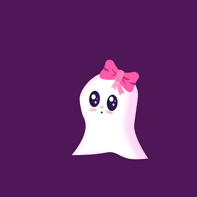 Cute Ghost boy couple cute design ghost girl graphic design horror illustration logo spooky sweet ui vector