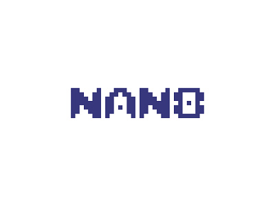 NANO Tech Wordmark Logo Design adobe illustrator artificial intelligence logo branding business logo company logo creative logo design graphic design logo logotype modern logo nano logo pixel logo smart logo startup logo tech logo technology logo unique logo wordmark logo