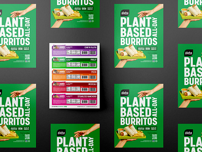 Sell Sheet for Burrito Brand cpg food fun organic plant retail sales sell sheet