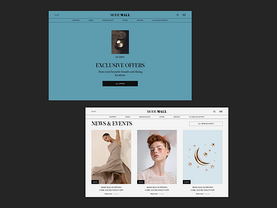 MODE MALL — Website Design corporate website shopping visual design web design