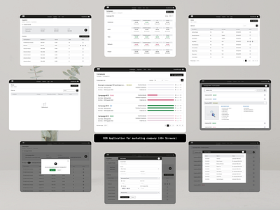 B2B Campaign Dashboard: Multi-Screen Admin Experience admindashboard adminportal analytics approvalworkflow b2bplatform campaignmanagement chats collaborationtools dashboardtables dashboardui datatables multiscreen teammanagement userlist webappui workflowui