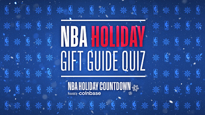 NBA Holiday Gift Guide Quiz adobe photoshop basketball christmas creative design graphic design holidays nba photoshop type typography xmas