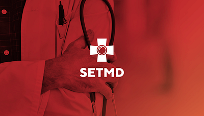 SetMD logo Refresh branding doctor entertainment graphic design health logo logo refresh md medical on demand safety service setmd typography ui vector