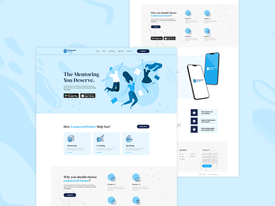 Case Study: CONNECTED FUTURE App and Web Design affordable website app branding custom logo design graphic design logo programming ui ux web design website