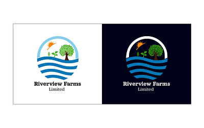 Riverview Farms - Logo Design africa agriculture agritech branding design farms illustration logo