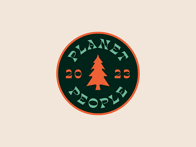 Planet People Tree Badge apparel badge branding logo outdoors planet sustainability t shirt tree