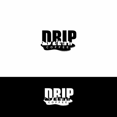 Drip Coffee Logo Design – Bold, Clean & Caffeinated coffee brand