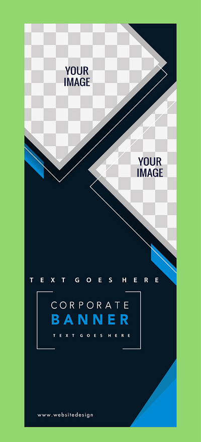 Corporate Banner poster ad ads banner branding business corporate design graphic design illustration typography vector
