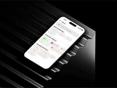 Daily UI 022 - Search screen app daily 100 challenge daily ui design figma food moblie ui search screen ui