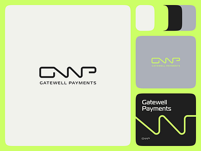 Gatewell Payments - Logo Design branding business design financial fintech gate graphic design gwp identity logo money monogram one line pay payment solution solutions transfer typographic logo typography