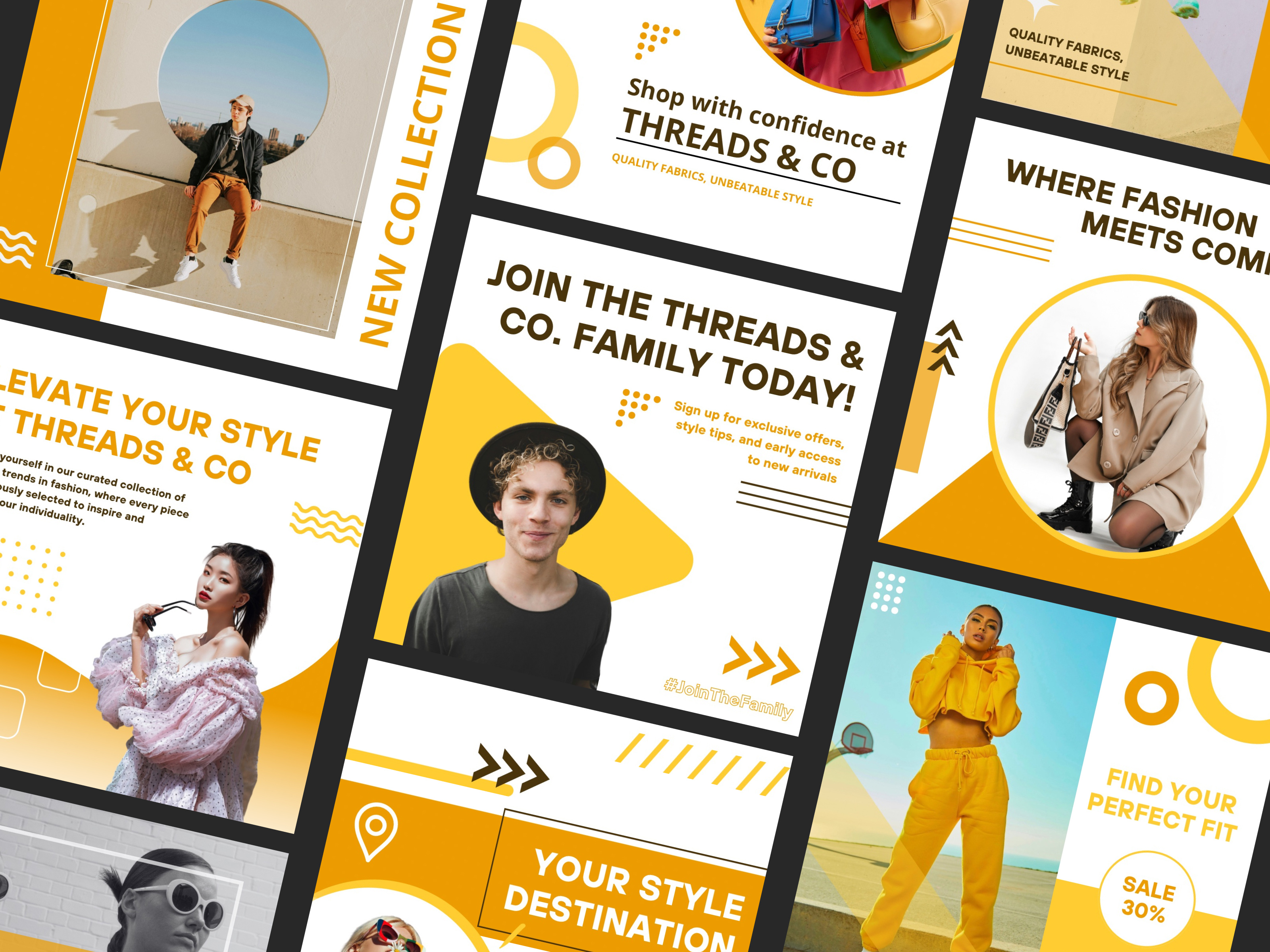 Example of Social Media Posts - Clothing Brand