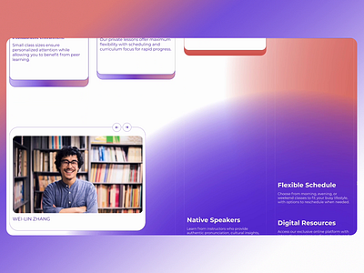 Language Courses Multi-page Website Designed Template Wix Studio animation web design wix wix studio